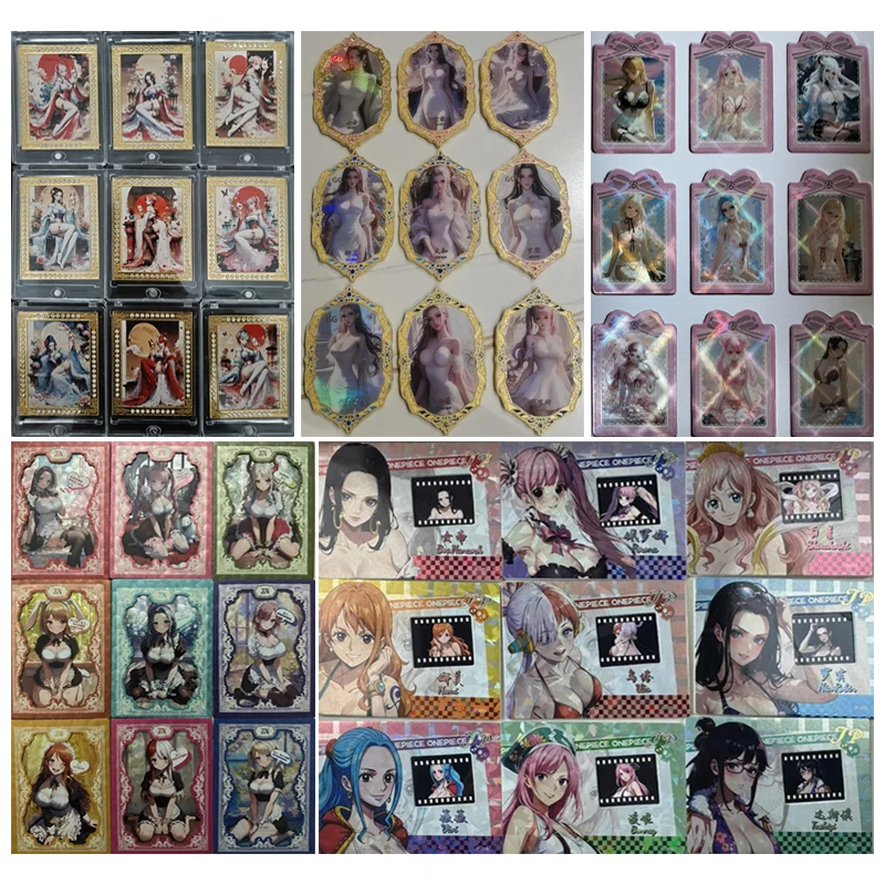 أنيمي قطعة واحدة YH ZS DT JP مجموعة من بطاقات Hancock Uta Vivi Nami Reiju جمع بطاقات عيد الميلاد هدايا عيد الميلاد لعب الأطفال #1