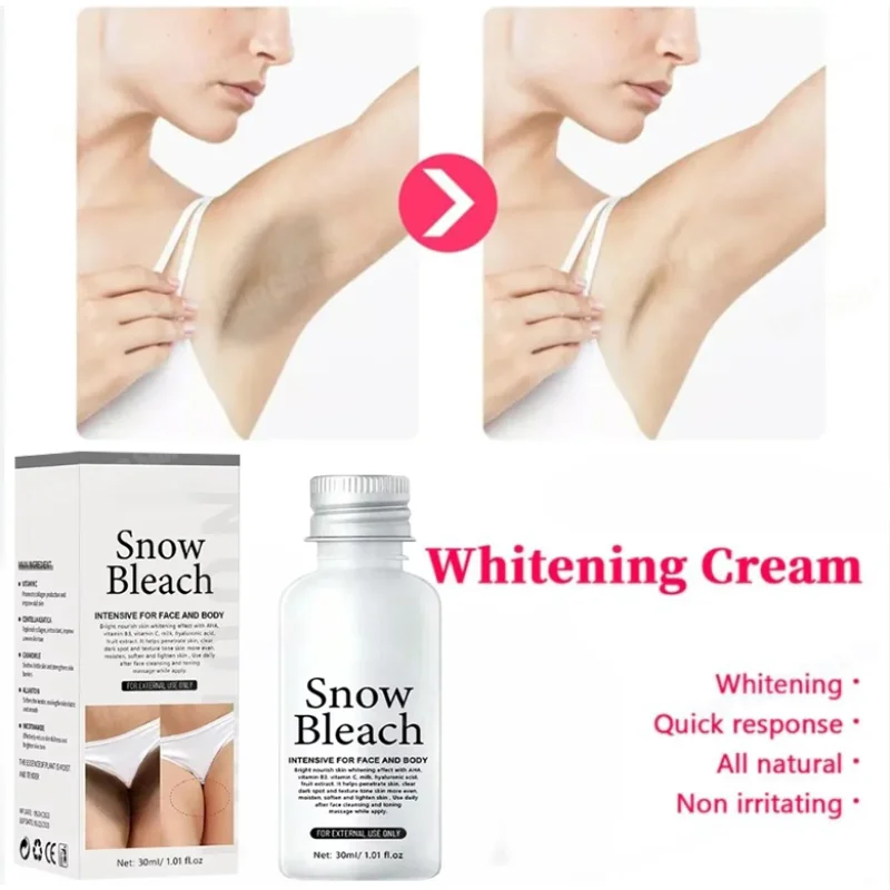 

Skin Whitening Serum Private Parts Underarm Bleaching Serum Whiten Butt Knee Brighten Inner Thigh Arm Body Remove Dark Melanin