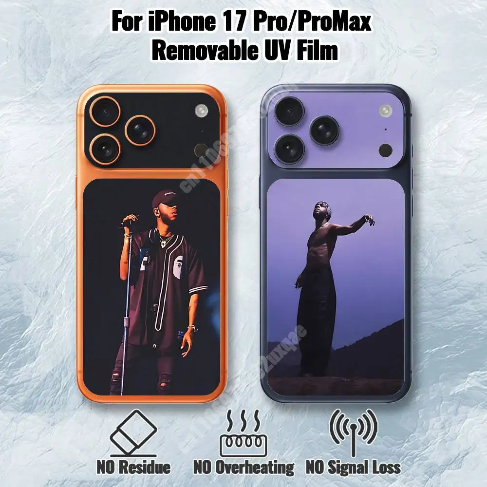 

Rapper 6lack Sunday Again Removable UV Film for iPhone 17 Pro 17 ProMax Protective Sticker