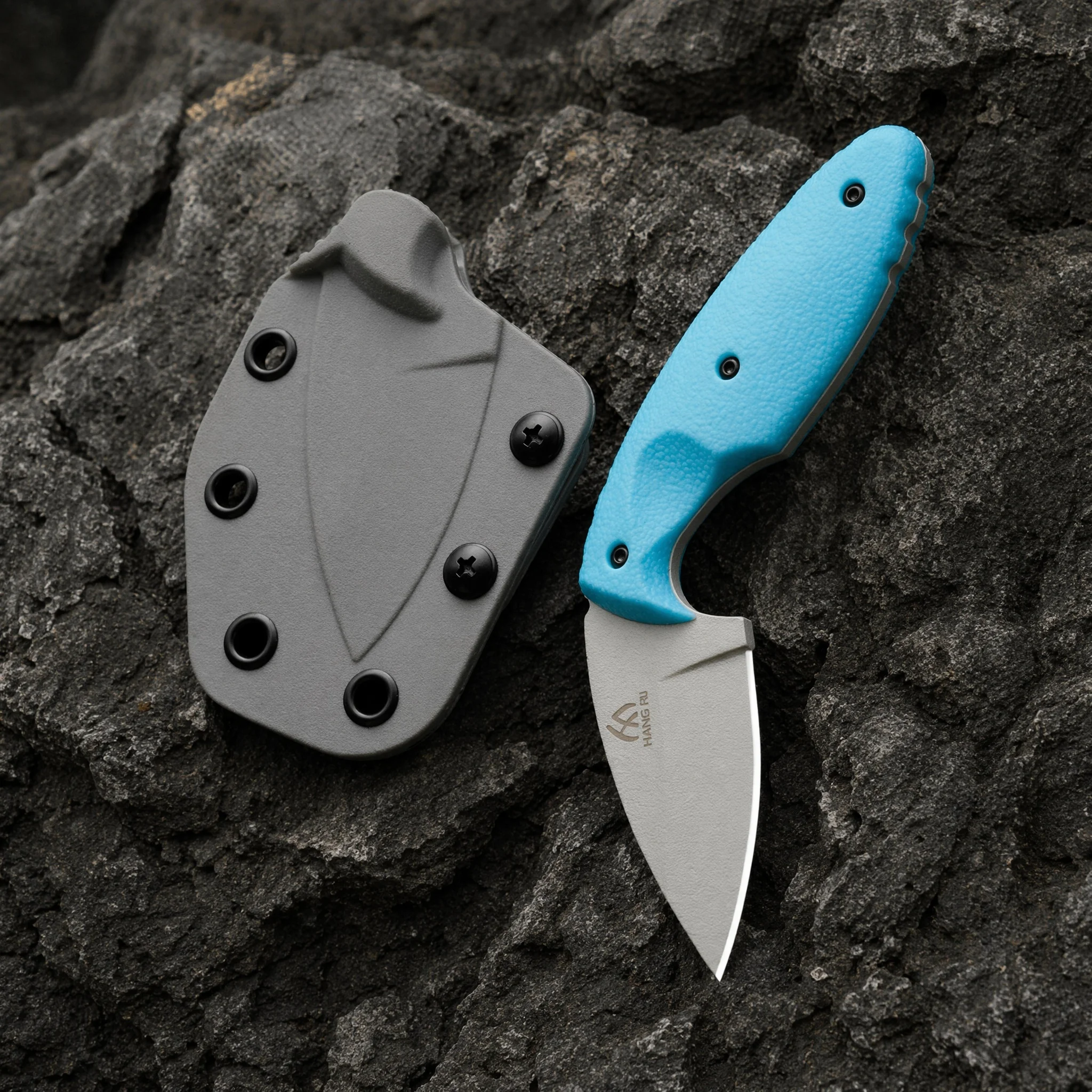 Hochwertige Outdoor-Messer mit hoher Härte, tragbare kleine Messer für Camping und Wandern, Geschenke für Männer.