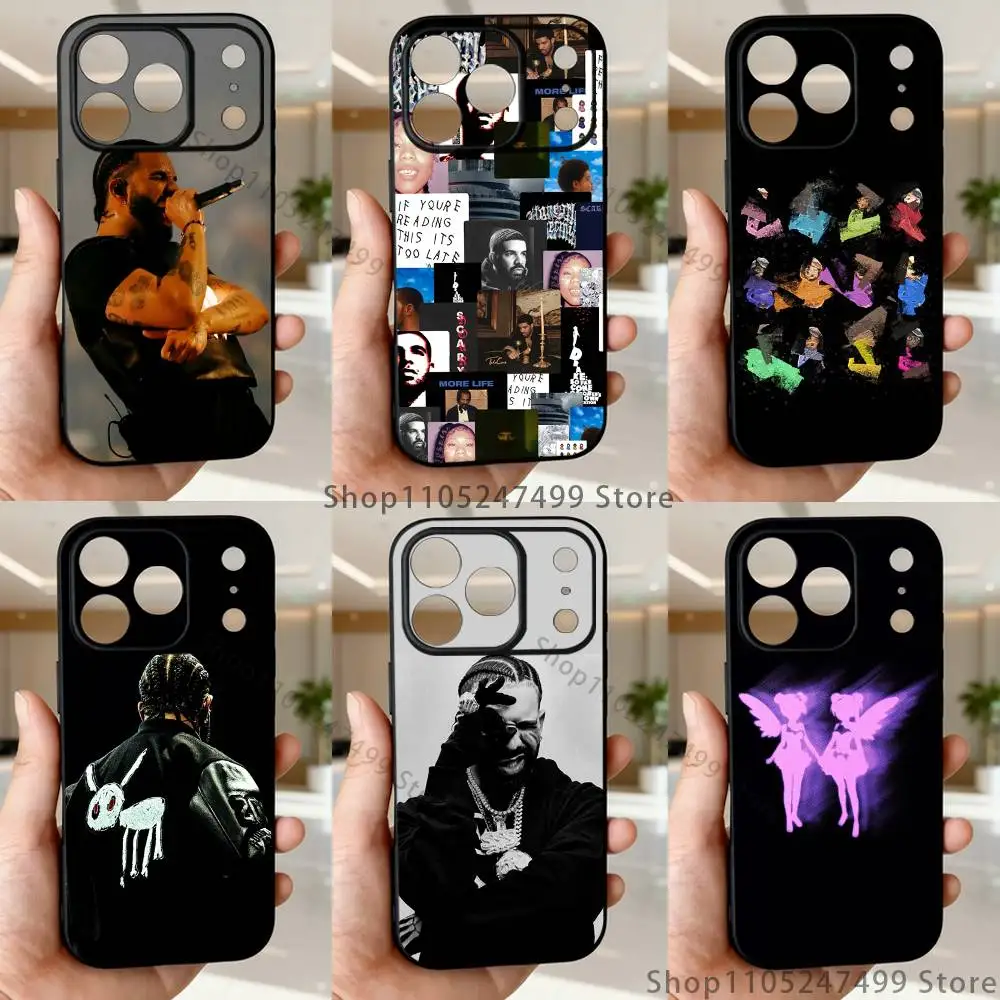 

Rapper D-Drake Phone Case For iPhone 17,16,15,14,13,12,Pro,Max,Plus,E,SE4,Air,Mini Black Soft Box