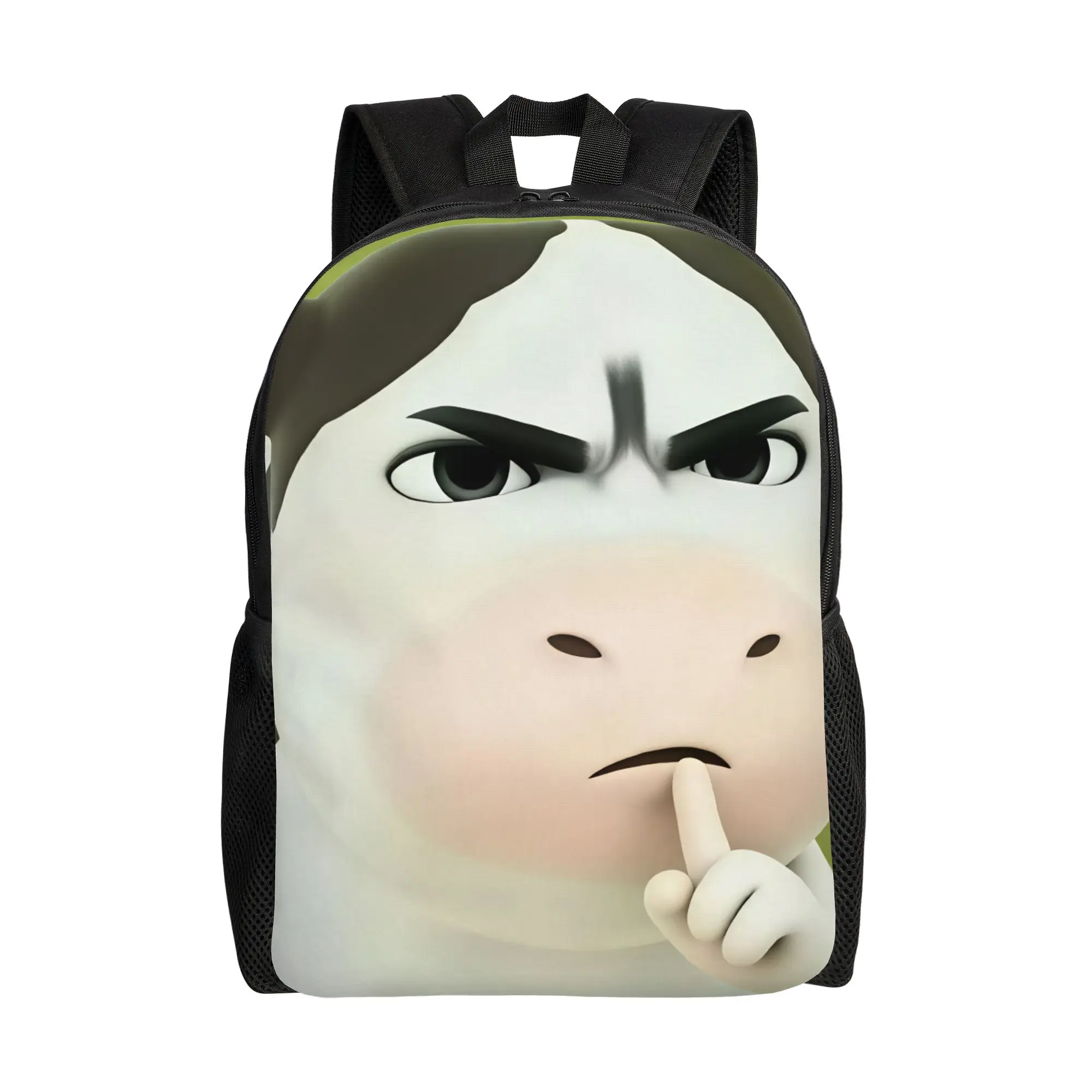 Funny Grassland Cattle Meme  Backpack  Boy Girl Polyester Daily Backpacks Soft Streetwear School Bags Rucksack