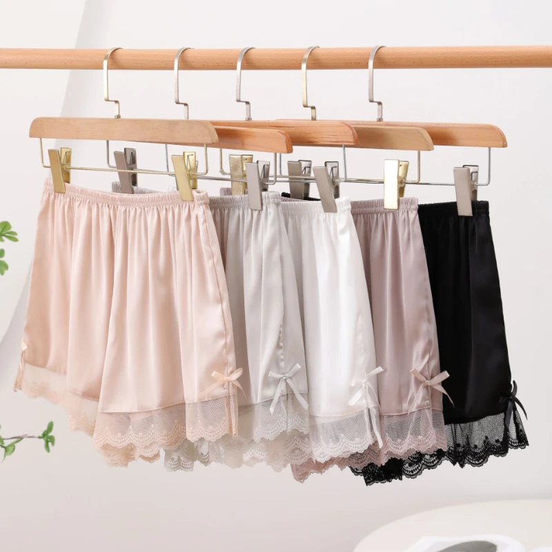 

Lace Loose Jk Japanese Safety Pants Women Thin Sports Home Shorts Summer Wearable Bow Lace Skirt Bottoms Stretch Ins Sexy Shorts
