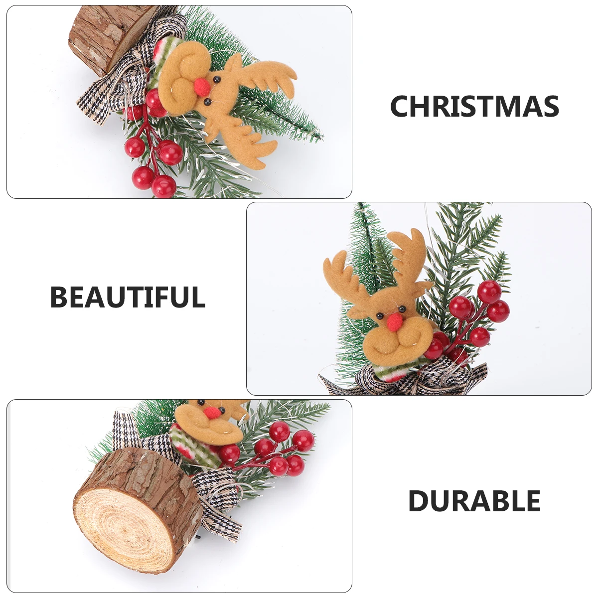 

Mini Light 60CM LED Xmas Adornment Christmas Illuminate Decor Festival Christmas Decorative Light Desktop Supplies