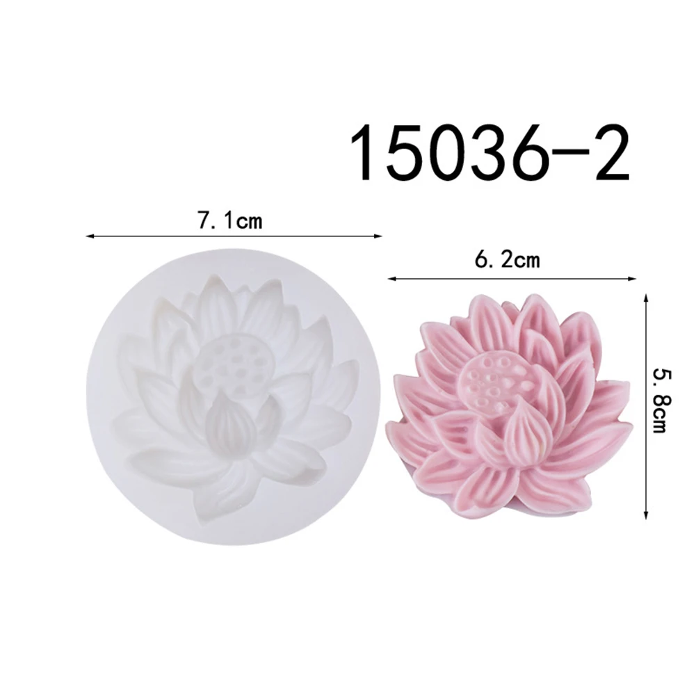 Lotus Flower Leaf Fondant Molds High Quality Lotus Flower Leaf Silicone Molds Usage Cake Molds Eye Catching Pattern