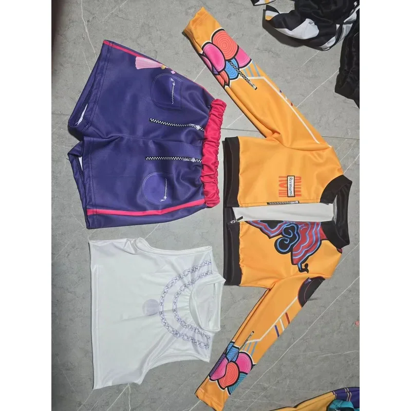 K-Pop شيطان الصيادين تأثيري ميرا رومي زوي زي الفتيات موحدة هالوين ثلاثية الأبعاد مطبوعة فستان بتصميم حالم حتى الحفلات Suitsf ؛ 5 ، m'7.d؛ #4