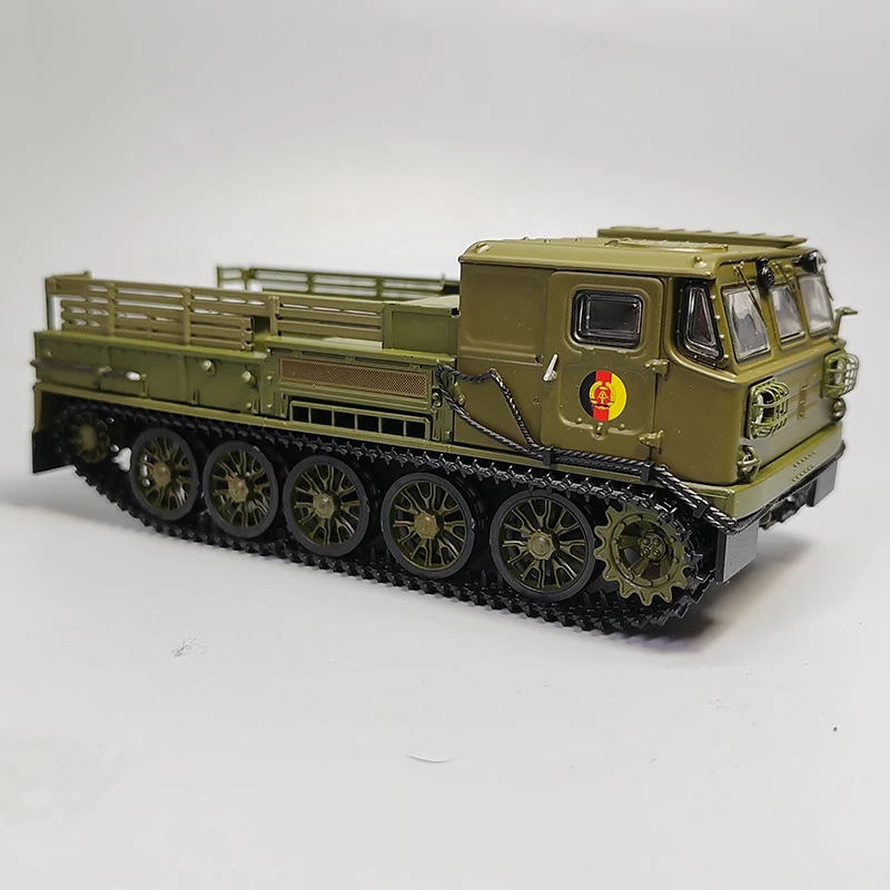 1:43 Scale Diecast Alloy Soviet Militarized ATS59G Tracked Transport Vehicle Chariot Model Classics Gift Souvenir Static Display