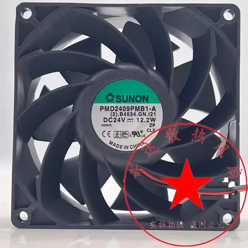 Ventola CPU originale per SUNON PMD2409PMB1-A 24V 12.2W 9038 9CM Ventola convertitore di frequenza Schneider 90x90x38mm