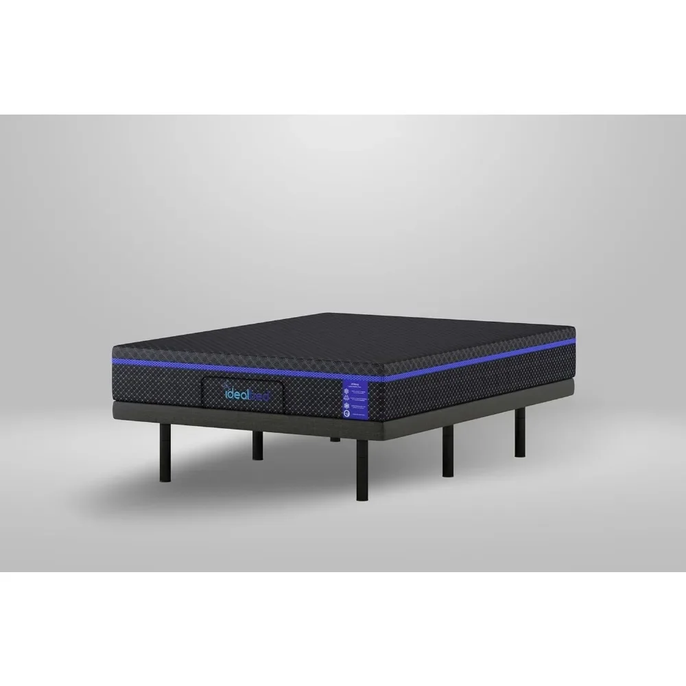 Colchão de espuma viscoelástica de luxo G4 Nova + sistema de sono de cama ajustável personalizado 3i, conforto, resfriamento e suporte, avançado (Firm, Twin XL)