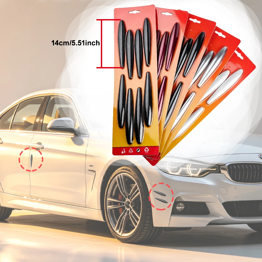 

Car Body Trim Strip Carbon Color Car Scratch Protection Strip ABS Car Door AAnti-Collision Strip Car Body Decal