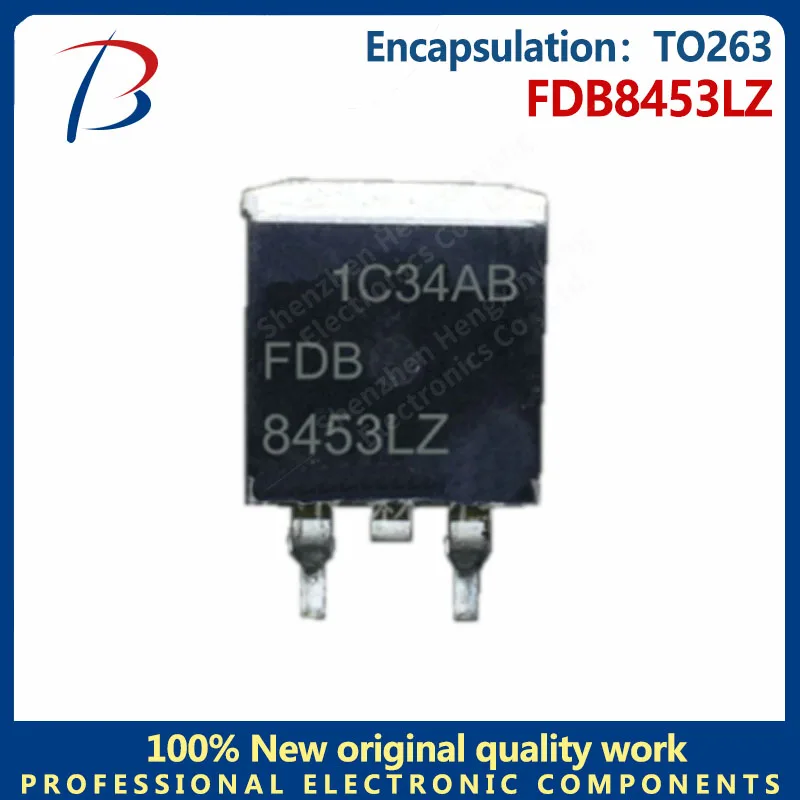Remendo FET do MOS FDB8453LZ FDB8453, FDB8453, 16.1A, 40V, TO263, 10 PCes