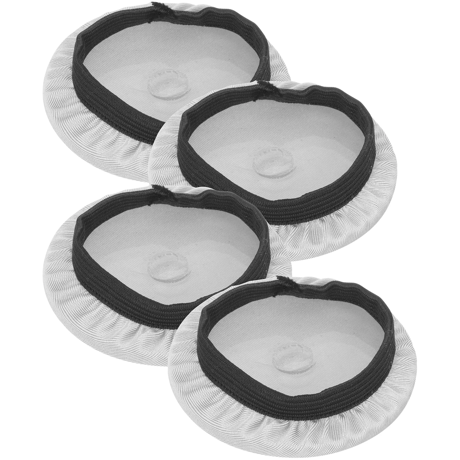 

4pcs Headphone Ear Covers Stretchable Washable Protectors Flexible Headset Ear Cushion Cover Dustproof Protector