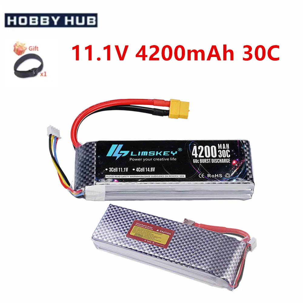 11.1V 4200mah Rechargeable battery For RC Drone Cars Airplane Helicopters Boats Toys Robot Upgrade 2200mah 3s 11.1v Lipo Battery