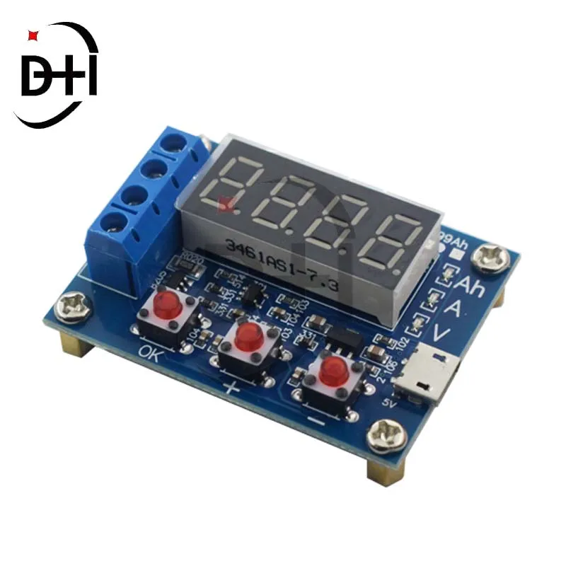 1.2V 12V 18650 ZB2L3 Li-ion Lithium Battery Capacity Tester + Resistance Lead-acid Battery Capacity Meter Discharge Tester 1 Set