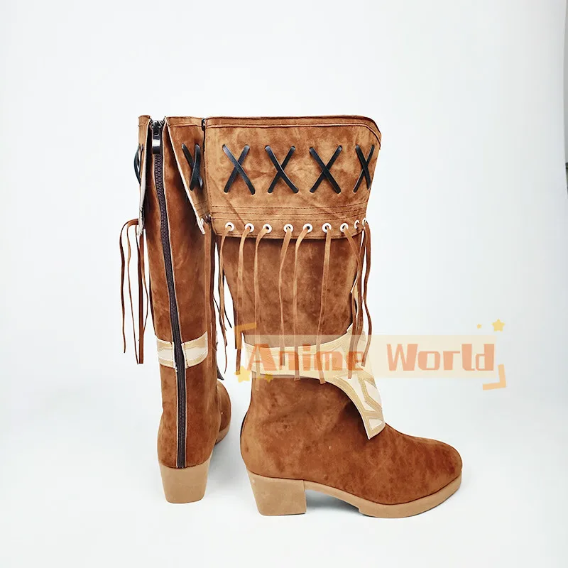 Gioco Anime Umamusume: Pretty Derby Taiki Shuttle Scarpe Cosplay Stivali Bambini adulti Accessori per costumi da festa di Halloween Puntelli