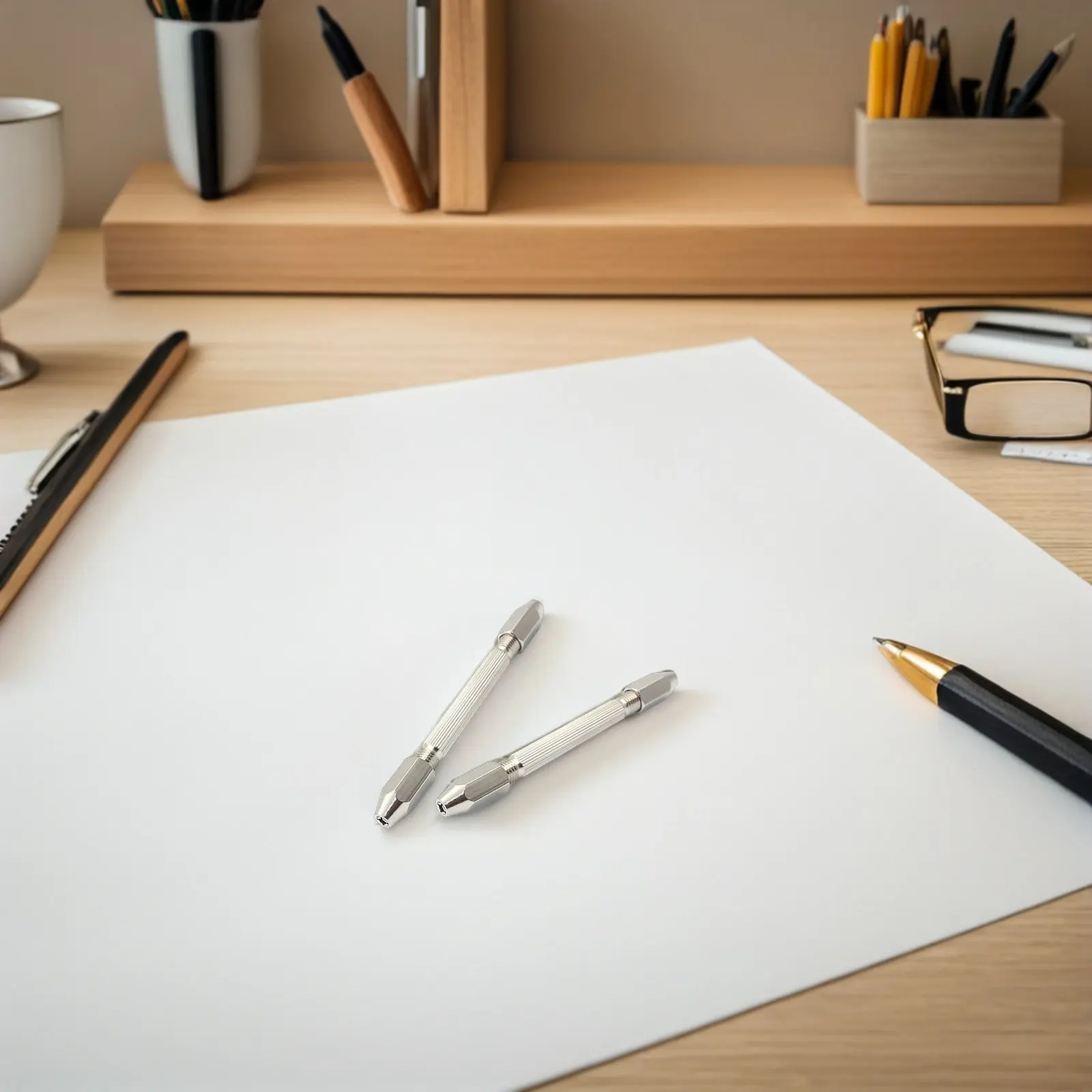 

2 шт. шестигранные двусторонние ручные сверлильные станки-держатели для высокоскоростных латунных инструментов, для ремонта часов, мини-держатели для сверл, для резьбы и сверления