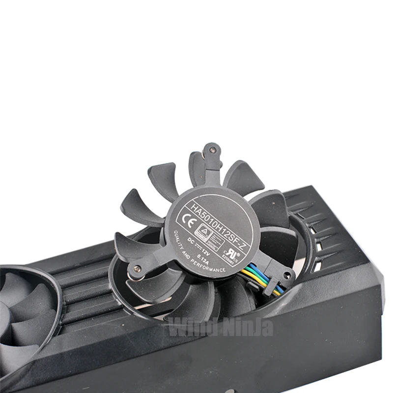 HA5010H12SF-Z DC12V 0.13A 4pin graphics card cooling fan for RX460 RX550 RX560 2GB 4GT LP OC