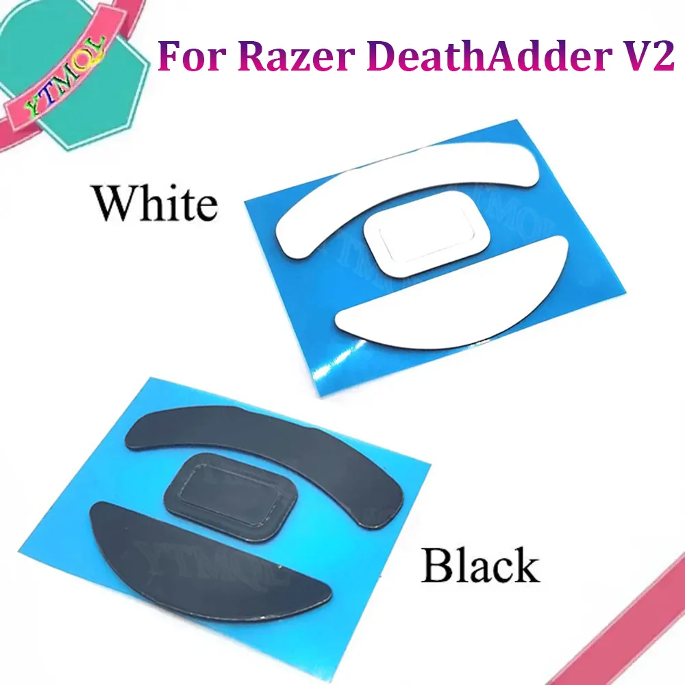 2-10set Mouse Feet Skates Pads For Razer  DeathAdder V2 wireless Mouse White Black Anti skid sticker replacement connector