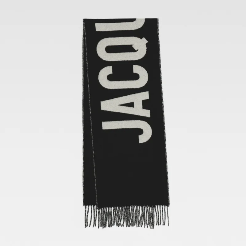2026 Luxury Brand 100% Wool Warm Scarf For Women Design Winter Men Shawl Wrap Pashmina Letter Female Bufanda Echarpe Foulard