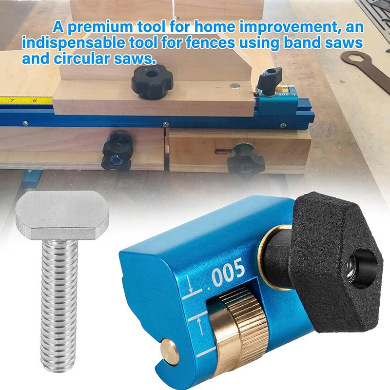 Imagem -05 - Micro-ajustador Compatível com Kreg Precision Band Saw e Router Tabela Fence Kms7215