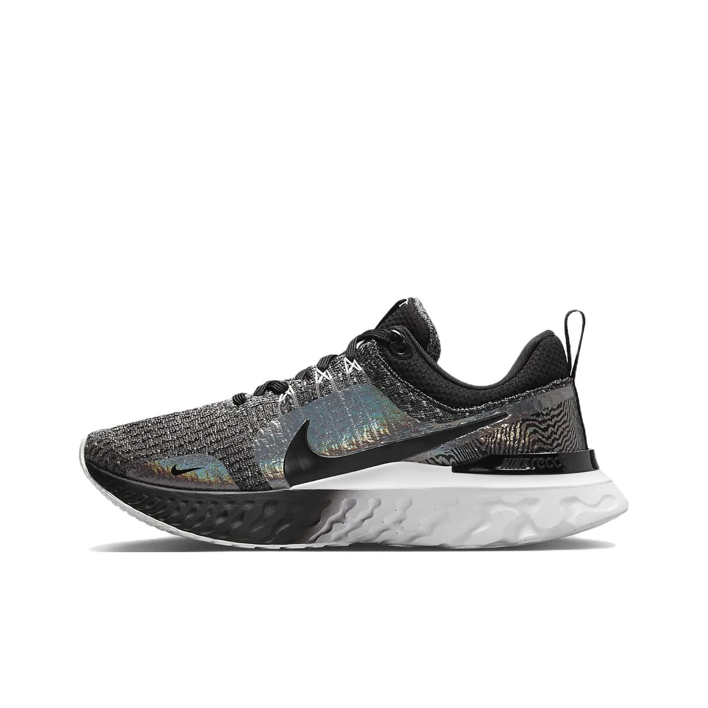 

Женские кроссовки Nike React Infinity Run Flyknit 3 Premium «Black Zebra Iridescent» DZ3027-001