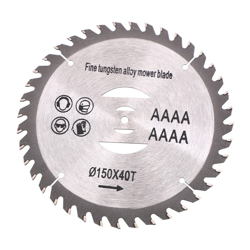 6inch 150mm Cutting Disc Mini Circular Saw Blade For Wood Plastic Metal Rotating Cutting Tools 40 Teeth