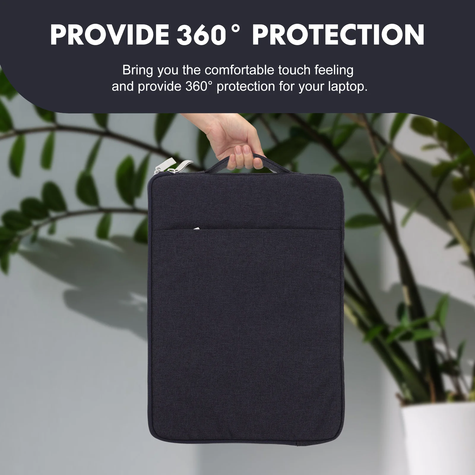 

Slim Lightweight Laptop Case Denim Protective Sleeve Dustproof Scratch Resistant for School Business Travel