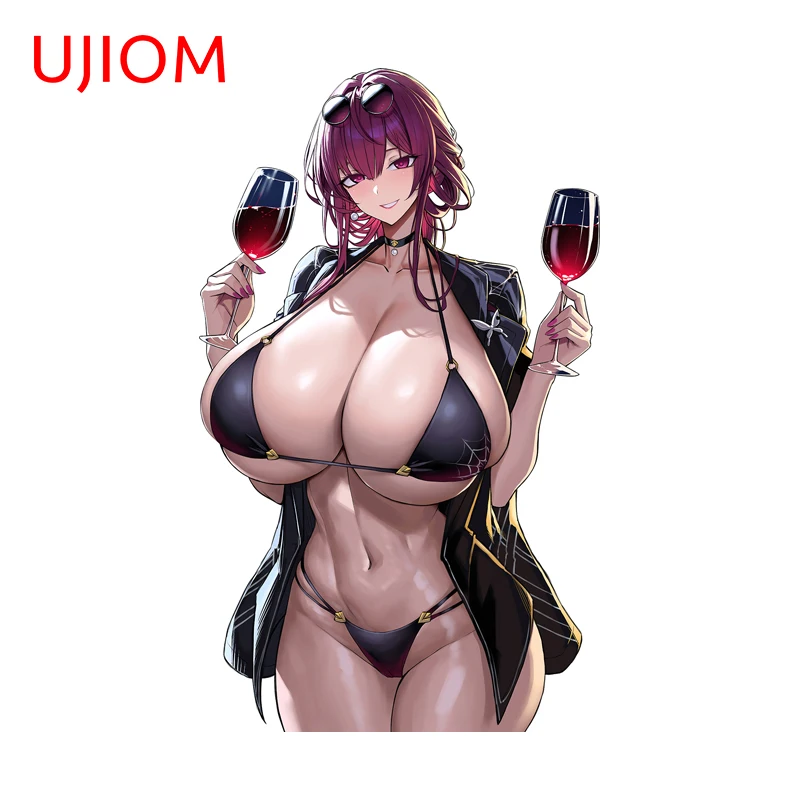 UJIOM مثير بيكيني الدائمة الموقف كافكا الجدار ملصق الإبداعية شخصية هونكاي ستار السكك الحديدية ملصق مائي خلفيات رائعة للأطفال #4