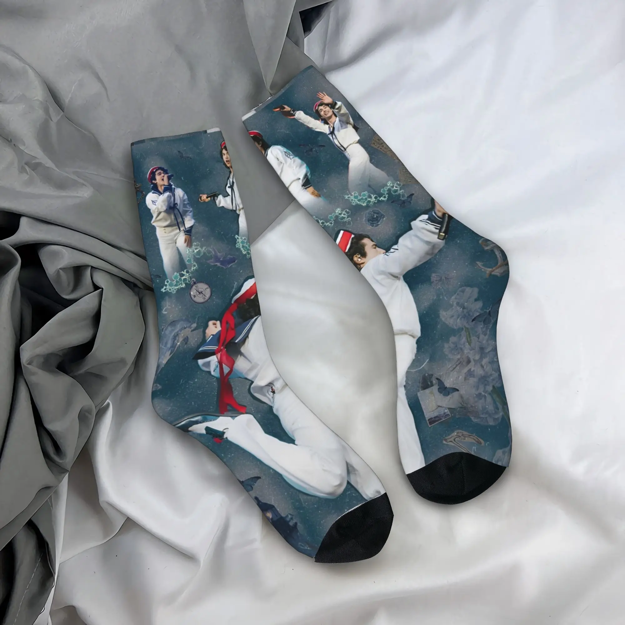 

Conan Gray Wishbone Album (2) Socks Funny Stockings Autumn Non Slip Adults Men Socks Comfortable Design Cycling Socks
