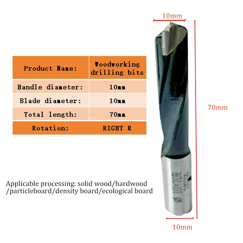 Wiertło do drewna ze stali wolframowej do maszyn Cnc