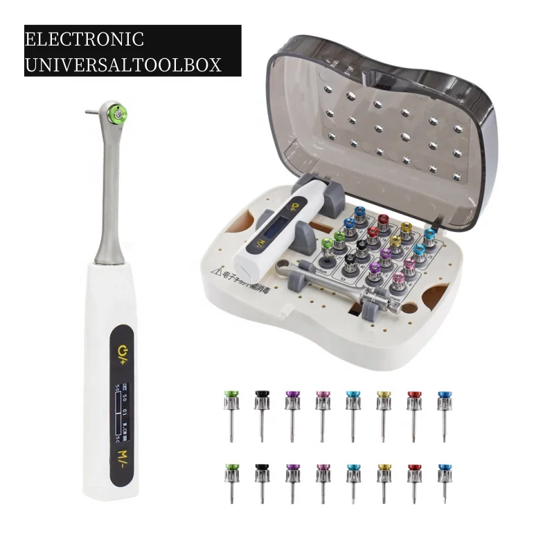 Full Medical Dentals Electric Implants Torques Wrench Dentals Implants Restorations Tool Torques Screwdrivers Wrenchs 16 Drivers