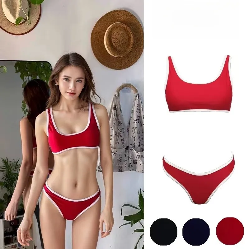 

Женский раздельный купальник Amber Faion Color Blo с подкладкой на груди и дизайнерским спортивным сексуальным дизайном