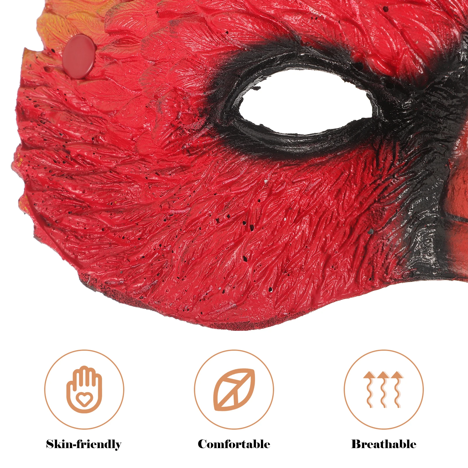 

1 pc Animal Head High-Quality Bird Face Skin-Friendly Breathable Costume Party Carnival Halloween Masquerade Cosplay
