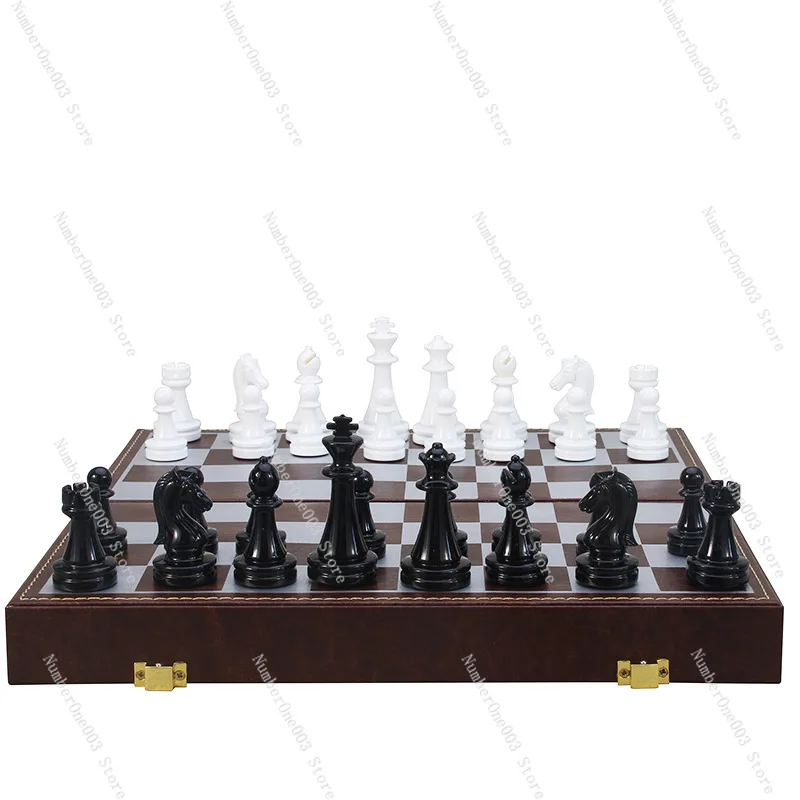 

Magnetic Chess Set 2-in-1 Children's Foldable High-End Acrylic Chess Pieces High-End