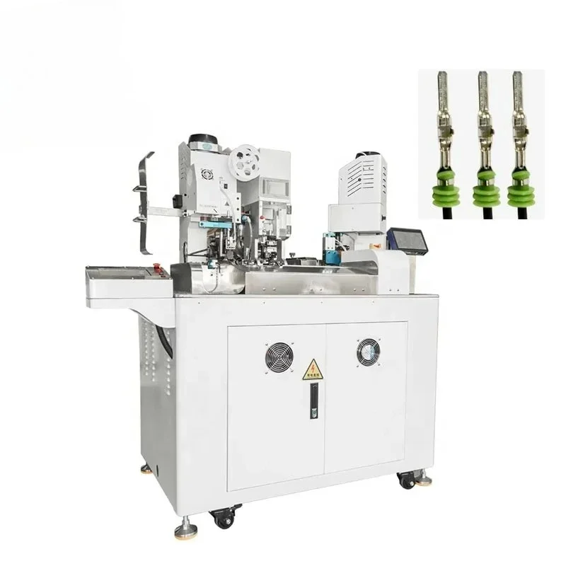 YH-ST02S-2 Automatic Wire stripping crimping sealing machine Auto wire seal waterproof plug insert crimping Machine