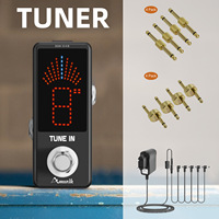 Tuner Pedal Chromatic Guitar Tuner Pedal Fast and Accuate Tuner for High Precision ± 1 Cent with Pitch Indicator for Guitar