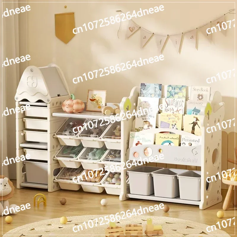 Baby Furniture Plastic Movable Chest Corner Cupboard Rack Drawer  Storage organiser book shelf