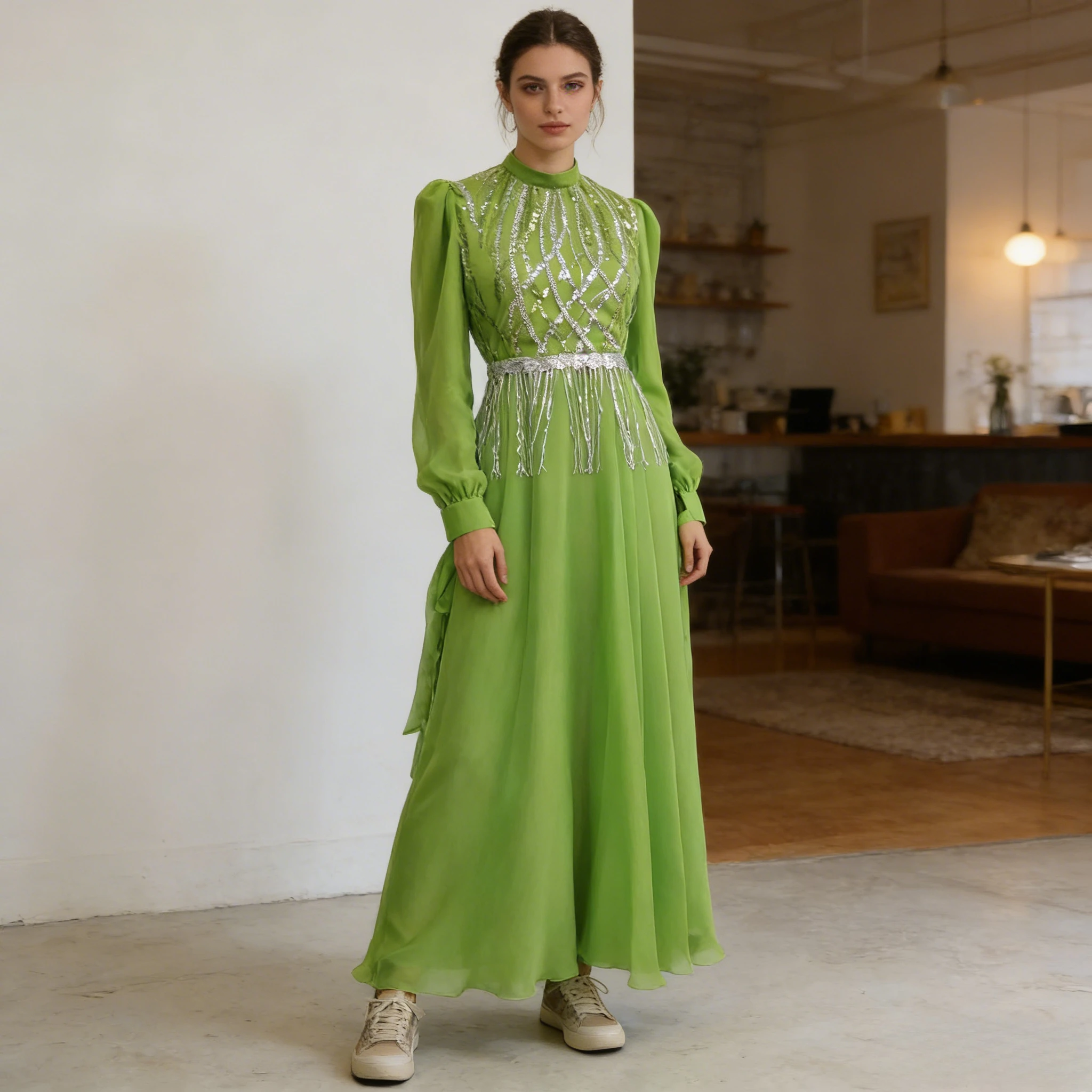 

Eid Tassel Sequins Dress Women Abaya Muslim Ramadan Jalabiya Party Dresses Dubai Long Robe Kaftan Vestidos Largos Elegant 2026