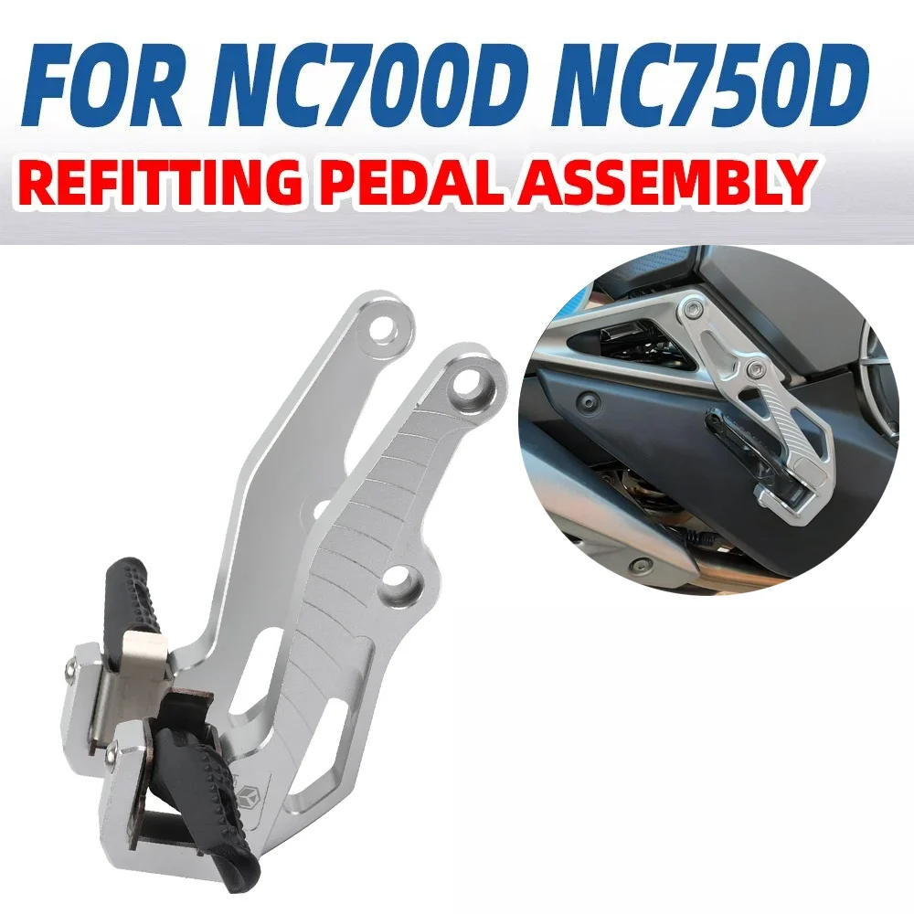 Motorcycle Foot Pegs Pedals Footrest Kit For HONDA NC700D NC750D Integra NC 700 NC 750 D NC 700D 750D NC700 NC750 D Accessories