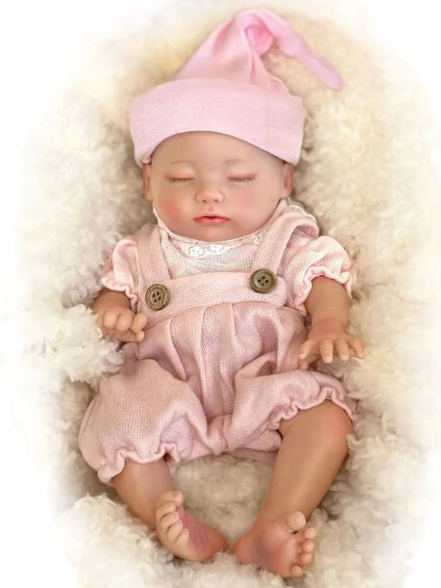 Attyi 13inch Reborn Baby Doll Full Body Silicone Dolls Can Drink Water and Pee Lifelike Newborn Girl Dolls reborn bebé silicona