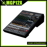 MGP12X 12 Channel Professional Audio Mixer Mixing Sound Console with USB 48V HPF Digital Multi Effects Processor for DJ Stage