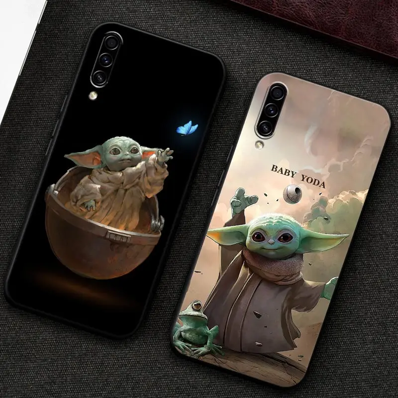 Cute Lovely Baby-Yodas Marvel Phone Case For Samsung Galaxy A30 A30S A50 S A20E A20 A40 A70 A10E Note 8 9 10 20 Ultra Back Cover