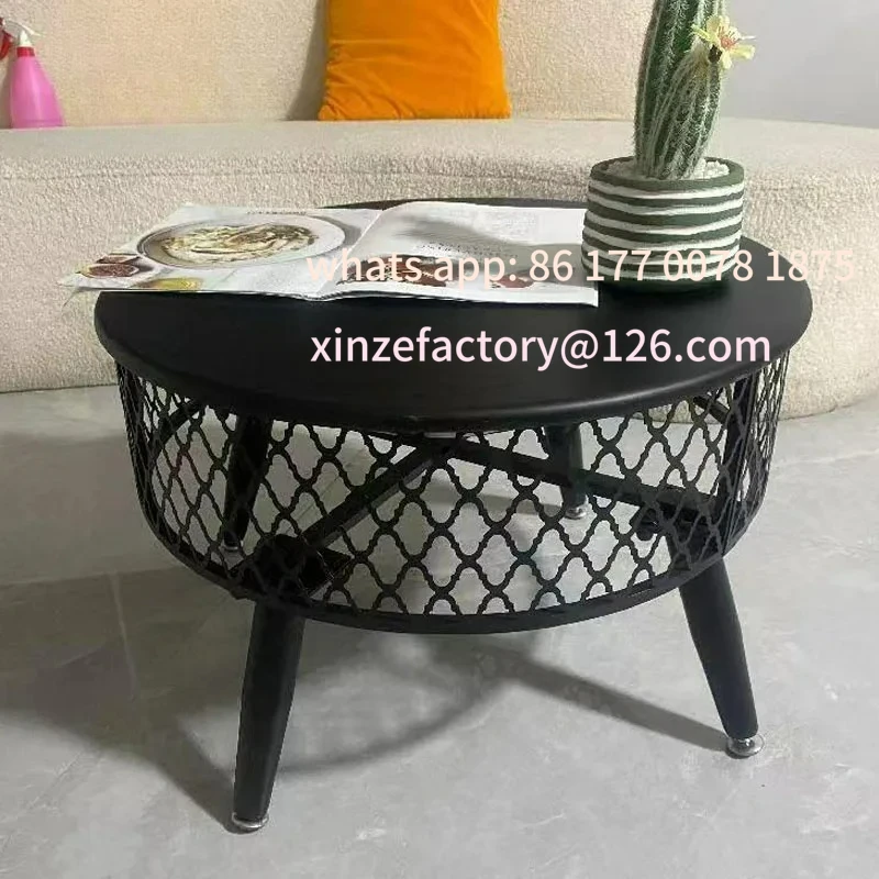 Customizable Indoor Carbon Heater, Winter Home Heating Barbecue Grill, Small Coffee Table,Outdoor BBQ Pot, Courtyard Smokeless