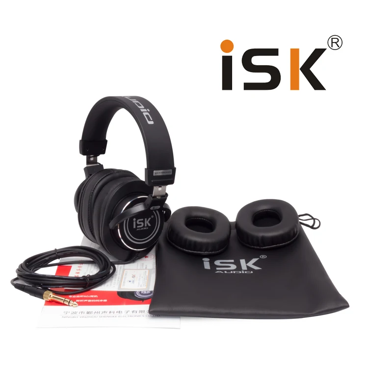 Auriculares profesionales ISK Hifi MDH8000, auriculares con Monitor, auriculares para ordenador, DJ, fone de ouvido, grabación de mezcla de Audio, juegos, 3,5mm