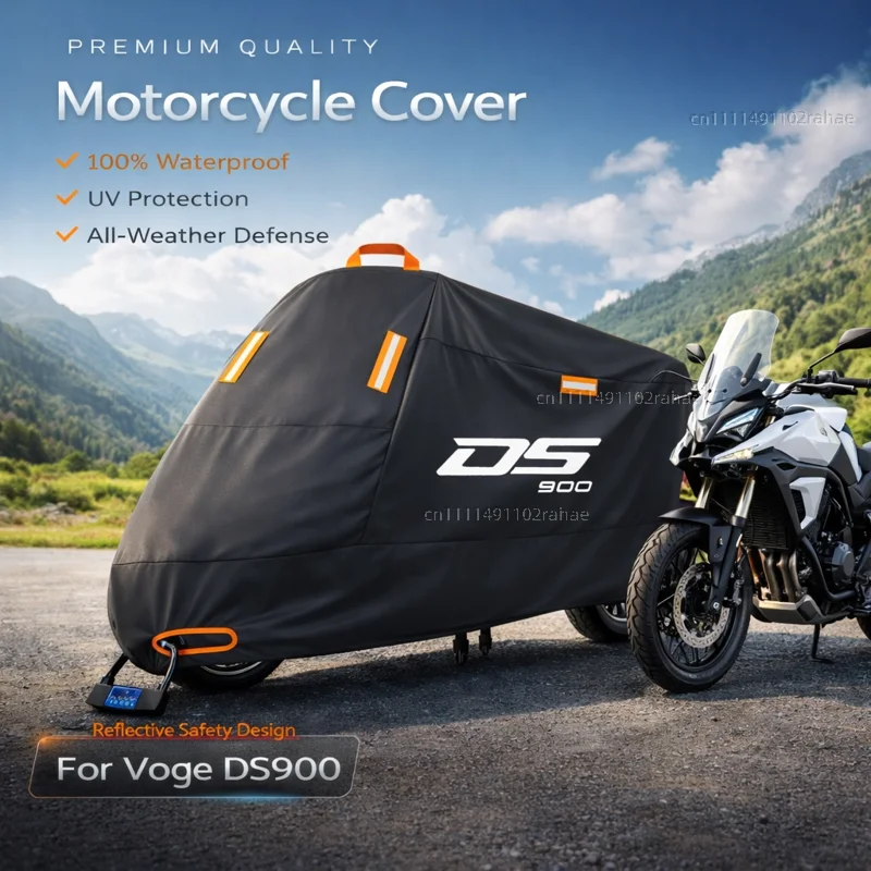 

Чехол для мотоцикла Voge DS900X 2024, водонепроницаемый, сверхпрочный, из полиэстера, с защитой от УФ-излучения, для улицы, от дождя, пыли и солнца