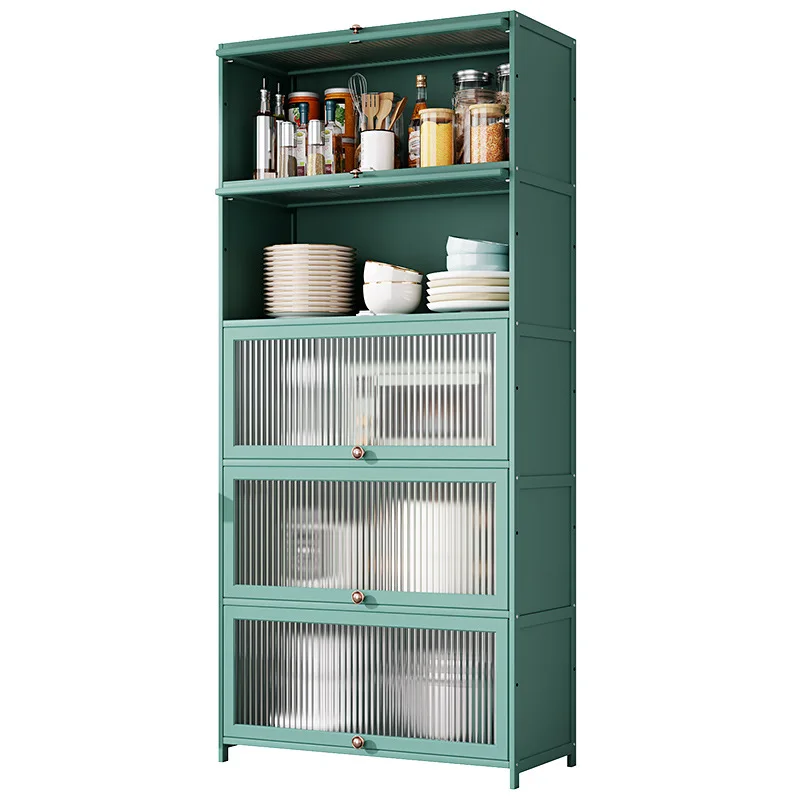 

Kitchen Shelf, Side Cabinet, Wall Locker, Microwave Pot Bowl Storage Locker, Tea Flip Locker