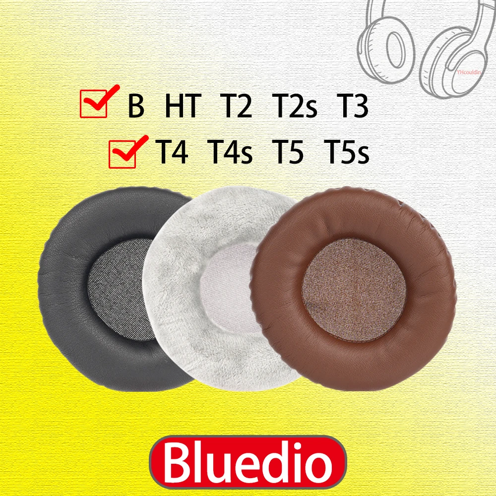 Велюровые кожаные амбушюры из сетчатой ткани для Bluedio B HT T2 T2S T3 T4 T4S T5 T5S, сменные амбушюры, чехол