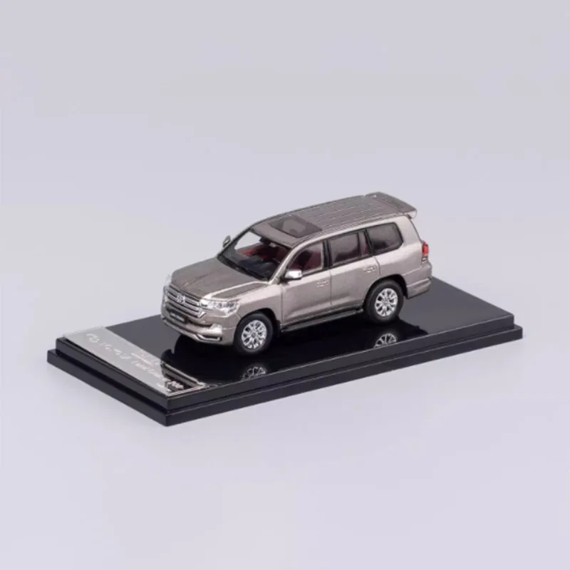 GCD 1:64 skala Land Cruiser 200 LC200 symulacja aluminiowy Model samochodu statyczny wyświetlacz kolekcjonerska zabawka prezent pamiątkowa dekoracja