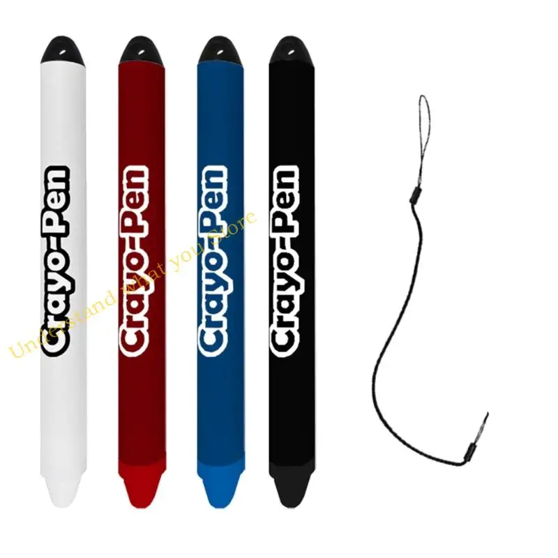 

J60A Kids Drawing Pen With Bendable Silicone Tip with Anti Lost Lanyard Universal Touches Screen Pen For Tablets