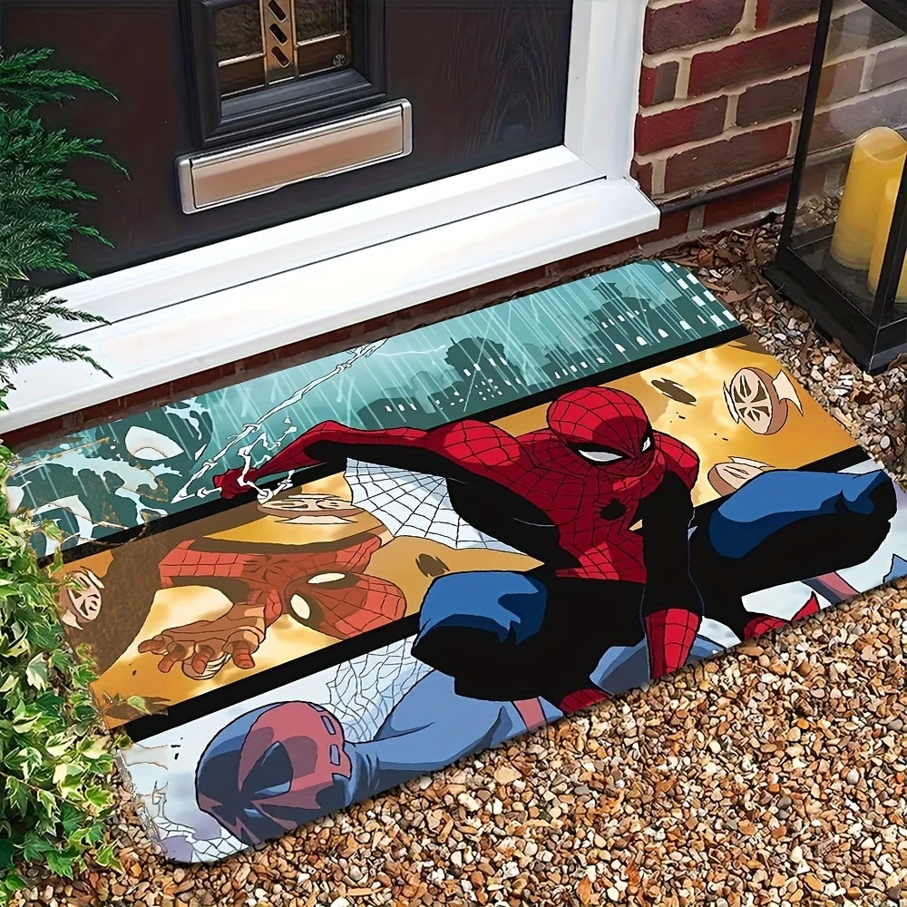 

1 шт. коврик для ванной Marvel «Человек-паук», нескользящие коврики для ванной комнаты различных размеров, подходят для ванных комнат, прихожих, прачечных.